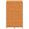 Garden Shed Brown 40.2"x20.5"x68.7" Solid Wood Fir