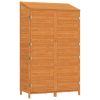 Garden Shed Brown 40.2"x20.5"x68.7" Solid Wood Fir