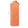 Garden Storage Shed 28"x23.6"x83.9" Wood